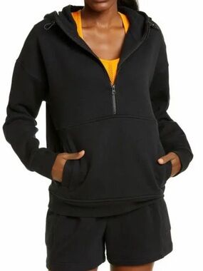 Zella Black Half-Zip Hoodie